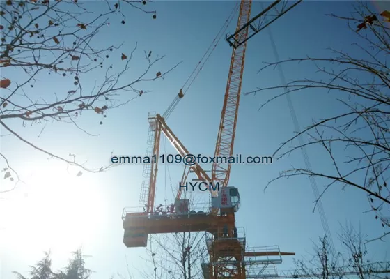 China Construction 16 Ton 60M Luffing Jib Tower Crane Boom Length Civil Real Estates supplier