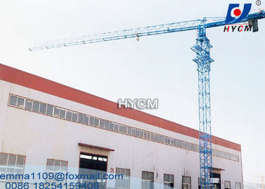 China Flat Top TowerCrane 6tons QTZ63-PT5510 55m Boom Long Tower Kren Chart supplier