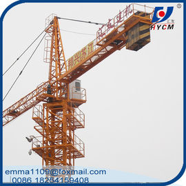 China 4T TC5010 Hydraulic Telescopic Tower Crane Top-slewing Types Equipment supplier