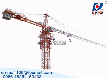China Building qtz125 Tower Crane with VFD Control Undercarrige Foundation supplier