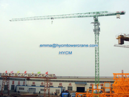 China 10t QTZ160 City Tower Crane PT6022 Flat Top Type with 60m Boom Length 2.2t Tip laod supplier