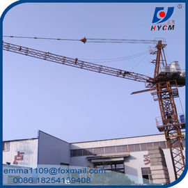 China D63 Jib Luffing Tower Crane 24m Boom 2.0t End Load and 6t Max. Load supplier