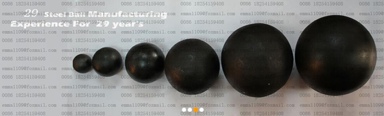 China Large 5.12 Inch 130mm Forged Steel Grinding Ball  for Mining Cement Plants Power Station supplier