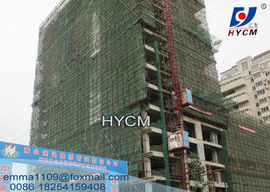 China 2tons Construction Man and Material Hoist Twin Cages Inverter Control supplier