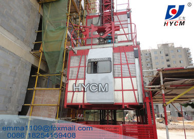 China Double Cage 4000kg Construction Hoist Elevator With Anti Drop Safety Devices supplier
