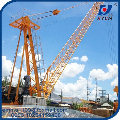 China 6000kg Load QD2420 Derrick Crane with Support Leg on Floor with FOB CIF CFR Price supplier