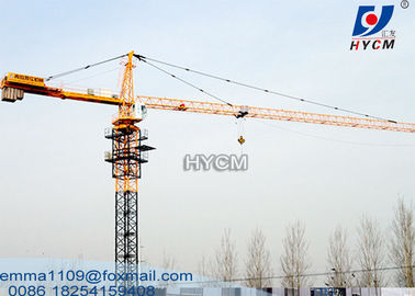 China QTZ80 Hammer-head Electric Tower Crane 56m jib ISO CE GOST EAC Certification supplier