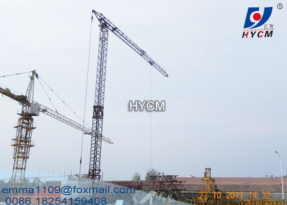 China QTK20 Self Rising Tower Cranes Mini Self Erection Grue For 7 Layer Construction supplier