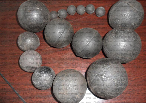 China Large 4.72 inch 120mm Steel Grinding Balls Low Breakage Rate Hot Quenching supplier