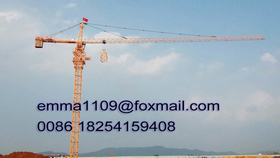 China TC5013 Tower Crane With 100m Height and 1.3 ton at the Farest Point of the Arm supplier