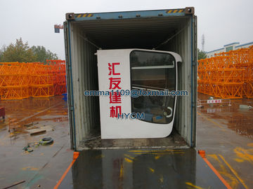 China Tower Crane Parts QTZ Tower Crane Cabin With Sample Operate supplier