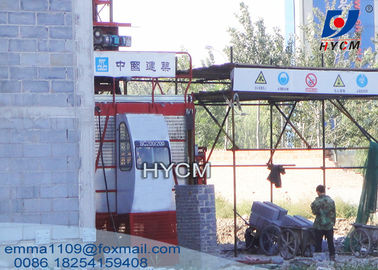China 1tons Outer Building Elevator Construction Safety Hoist with Inverter Control supplier