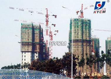 China Outside Cage Climbing TC5515 Building Tower Crane 55M Working Boom Length supplier