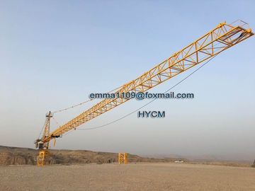 China 10T Tower Cranes TC6520 65M Load 2.0t End Load With 3m Fold Mast Sections supplier