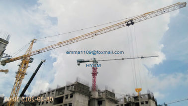 China Bigger Tower Crane TC 7550 Fixed Base Foundation Remote Control supplier
