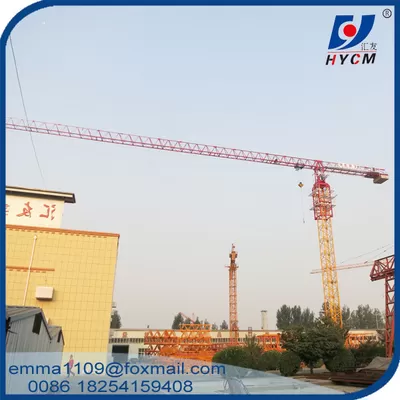China 6t Flat Top Tower Crane For Real Estate Building Construction Use supplier