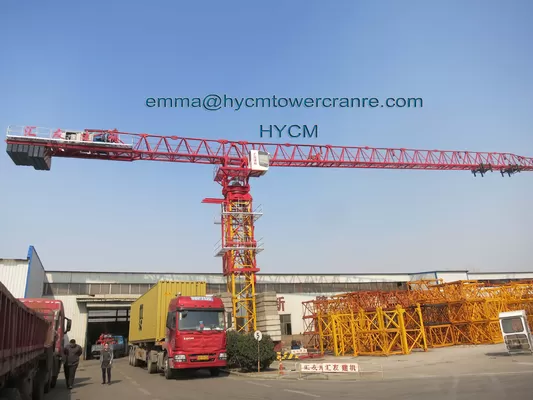China Big Topless Tower Crane PT7427 74M Boom 2.7t Tip Load 18Tons Max. Load supplier