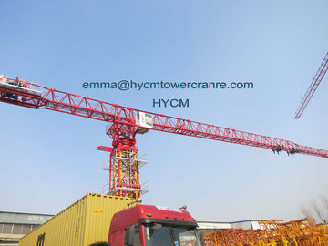 China Large Flat Top Crane Tower QTZ315 7427 With Safety Limiters For Buildings supplier