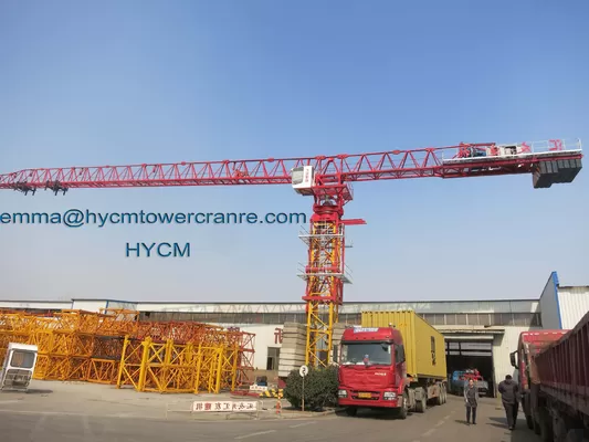 China Large Load 20tons Topless Tower Crane PT8030 80M Jib Crane Length supplier