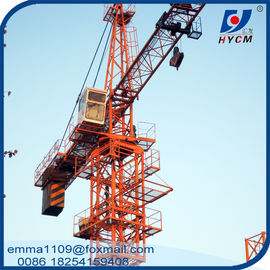 China TC5008 Cat Head Top Slewing Crane Tower 50M Boom Lifting Jib 4t Max.load supplier