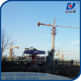 China 8t Topkit Head Tower Cranes TC5015 50M Working Arm Boom For 80m Buildings supplier