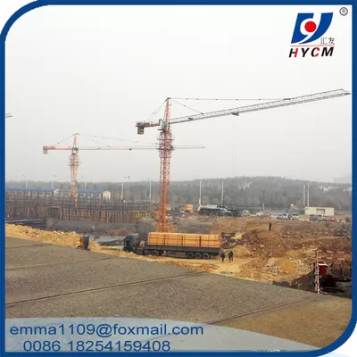 China 5 t QTZ5010 Hammerhead Tower Crane Cost Building Safety Equipments supplier