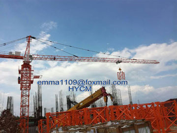 China TC5513 Crane Model Build qtz80 Tower Crane 55M 8TONS Load Topkit Type supplier