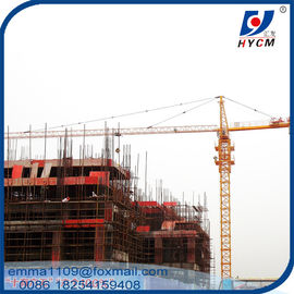 China 10tons QTZ160 Tower Crane Quotation Chinese TC6024 Model 60m Large Boom supplier