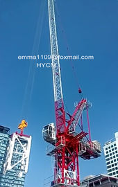 China D4522 45m Boom Luffing Jib Tower Crane 6T Load Split Mast Save Containers supplier