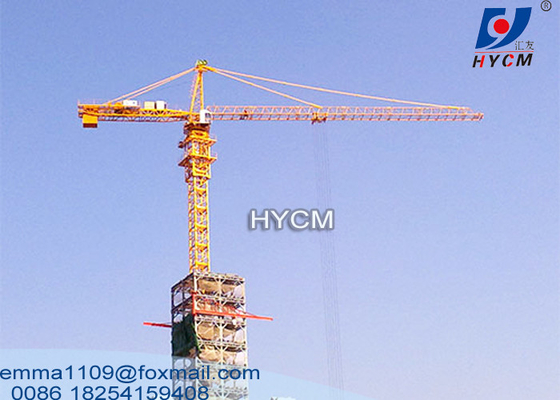 China TC5013 Hammer Head Tower Crane Inside of Building Internal Self Climbing Type supplier