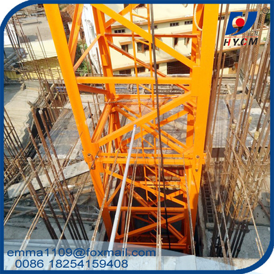China TC5013 5tons Inner Tower Crane Self Climbing Type for over 100m High Building supplier