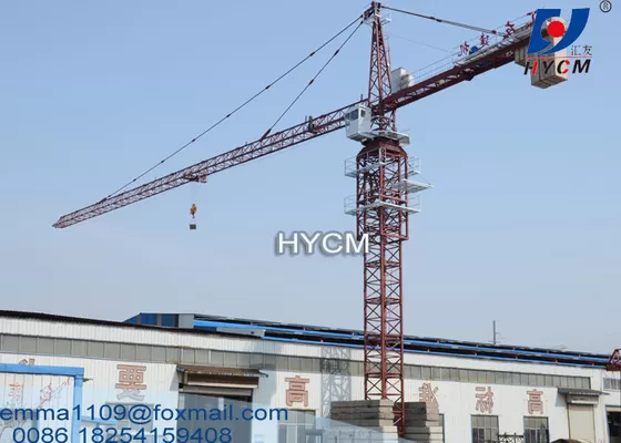 China 10tons Load 65m Lifting Jib Length TC6520 Topkit Tower Crane Inverter Control supplier
