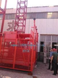 China SS100 Single Cage Elevator for Materials 40mts High 1 ton Lift 220V 60Hz supplier