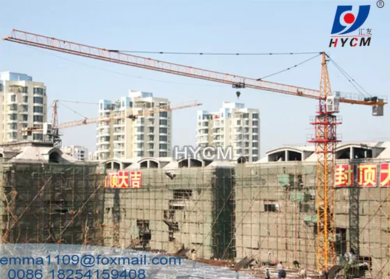 China Chinese TC6015 8T Max.Load Topkit Tower Crane Factory Cost For Sale supplier