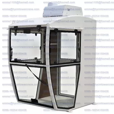 China Tower Crane Spare Parts Operation Room Cabin With Linkage Console Chairs supplier