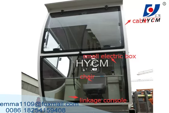 China Crane Tower Spare Parts Operate Cabin with Air Conditioner and Handles supplier