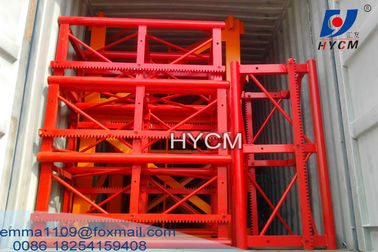 China SC Building Lifter Spare Parts Mast Section with Racks And Bolts supplier