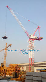 China QTD5015 Jib Luffing Tower Crane 165 ft Boom 8000kg Load Specificaion supplier