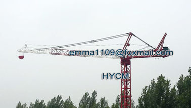 China QT10 9M Boom Inner Climbing Tower Crane 700kg Capacity Remote Control supplier