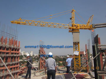 China QT10 Mini Inner Climbing Tower Crane 12m Boom Length 500kg End Load supplier