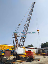 China QD150 Tower Derrick Crane 30 meters 99ft Boom Test at Factory Cost supplier