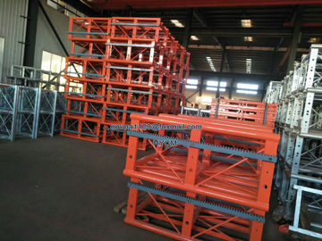 China 650MM Mast Sections Building Construction Hoist Spare Parts 1.508m Height supplier
