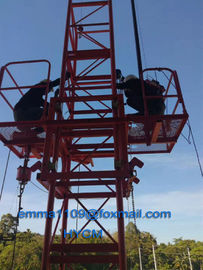 China 2tons Building Material Hoist 24M Working Height 380V/50Hz or Others Power supplier