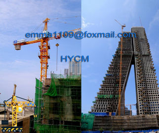 China FO 23B Model Tower Crane 50mts Boom 10 tons Load 45mts Free Height supplier