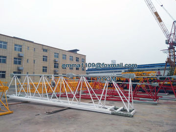 China QTZ100 Flattop Tower Crane 198ft Boom Jib 6013 Model Competitive Offer supplier