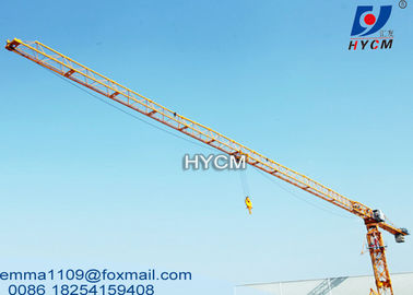 China PT6013 Flattop Tower Crane Fixing Hydraulic Climbing Type 148ft Height supplier