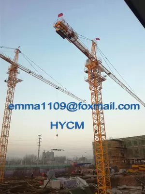 China TC5015 Topkit Tower Crane 480V/60Hz Industrial Power Delivery to Mexico supplier