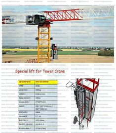 China 500kg SC50 Building Hoist Special Lift for Tower Crane Use Manufacturer supplier