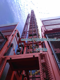 China Customized 500kg Passenger Hoist Elevator SC50 Inside Tower Cranes Mast Section supplier