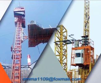 China SC50 Single Cage Passenger Elevator for Tower Cranes Height 500KG Load Capacity supplier